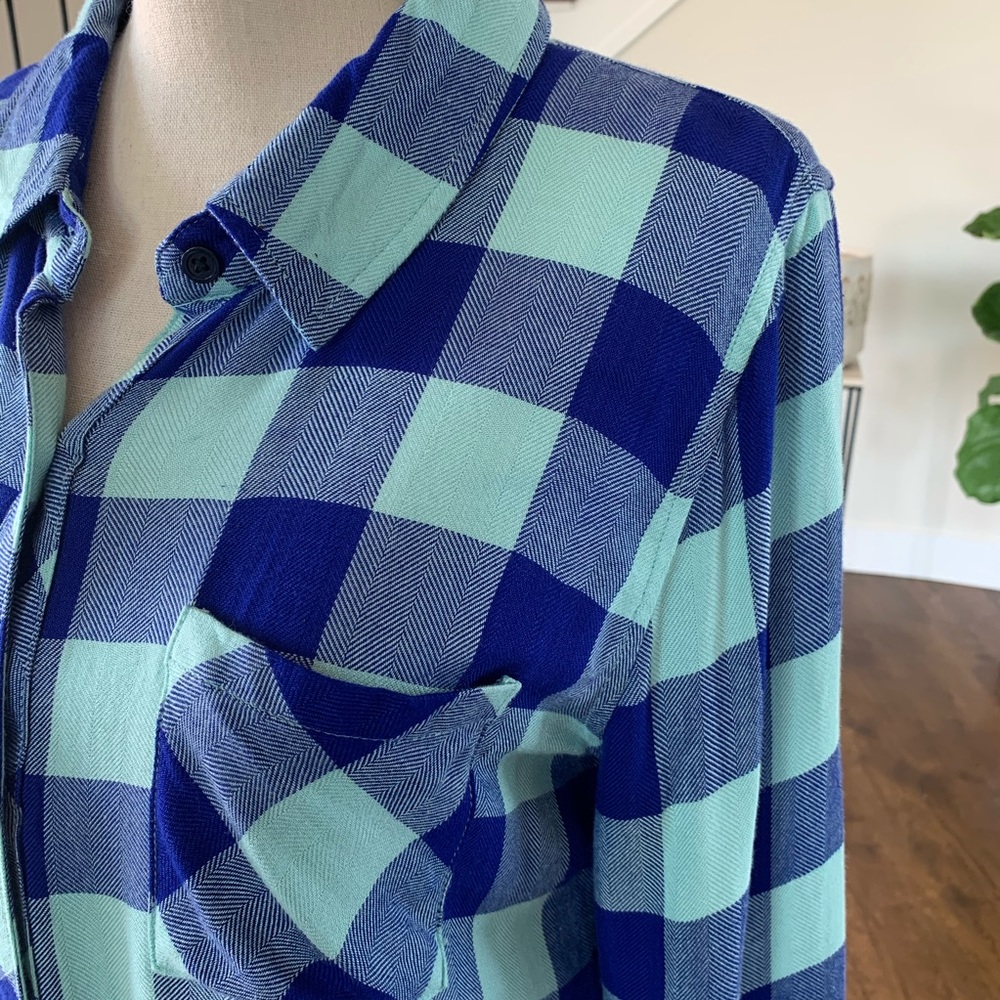 Rails Women's Hunter Plaid-Check Button-Down Shirt - image 2